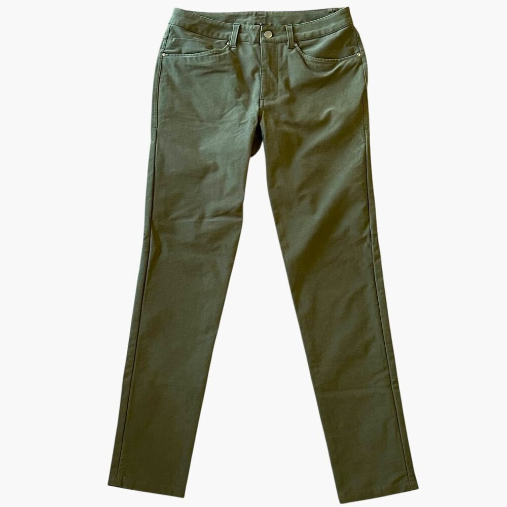 Lululemon ABC Slim-Fit Utilitech Pants Men's Size 30 Olive